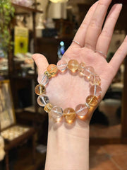 Golden Horizon · Citrine & Clear Quartz Bracelet