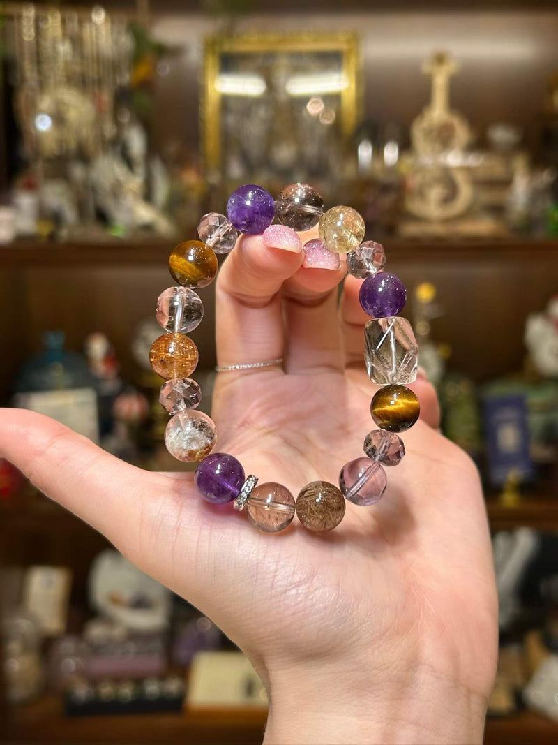Golden Alignment · Natural Crystal Energy Bracelet