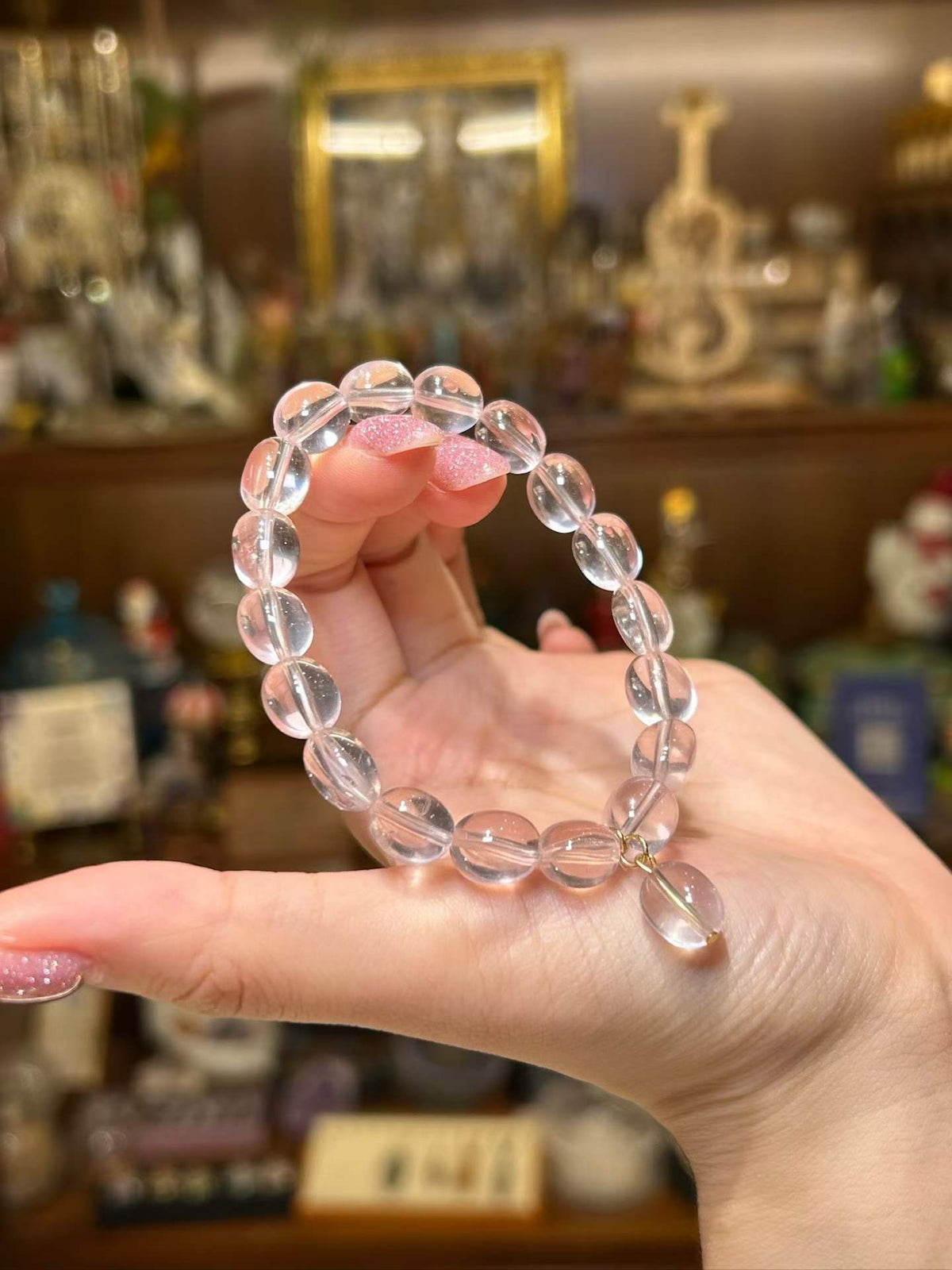 Beloved — Rose Quartz Charm Bracelet