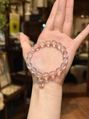 Beloved — Rose Quartz Charm Bracelet
