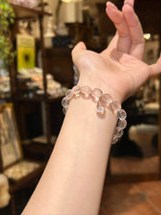 Beloved — Rose Quartz Charm Bracelet