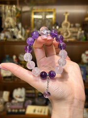 Iris — Amethyst Charm Bracelet