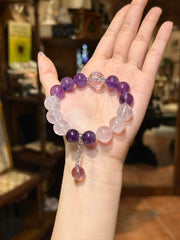 Iris — Amethyst Charm Bracelet