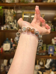 Painted Garden | Green Phantom Quartz Bracelet