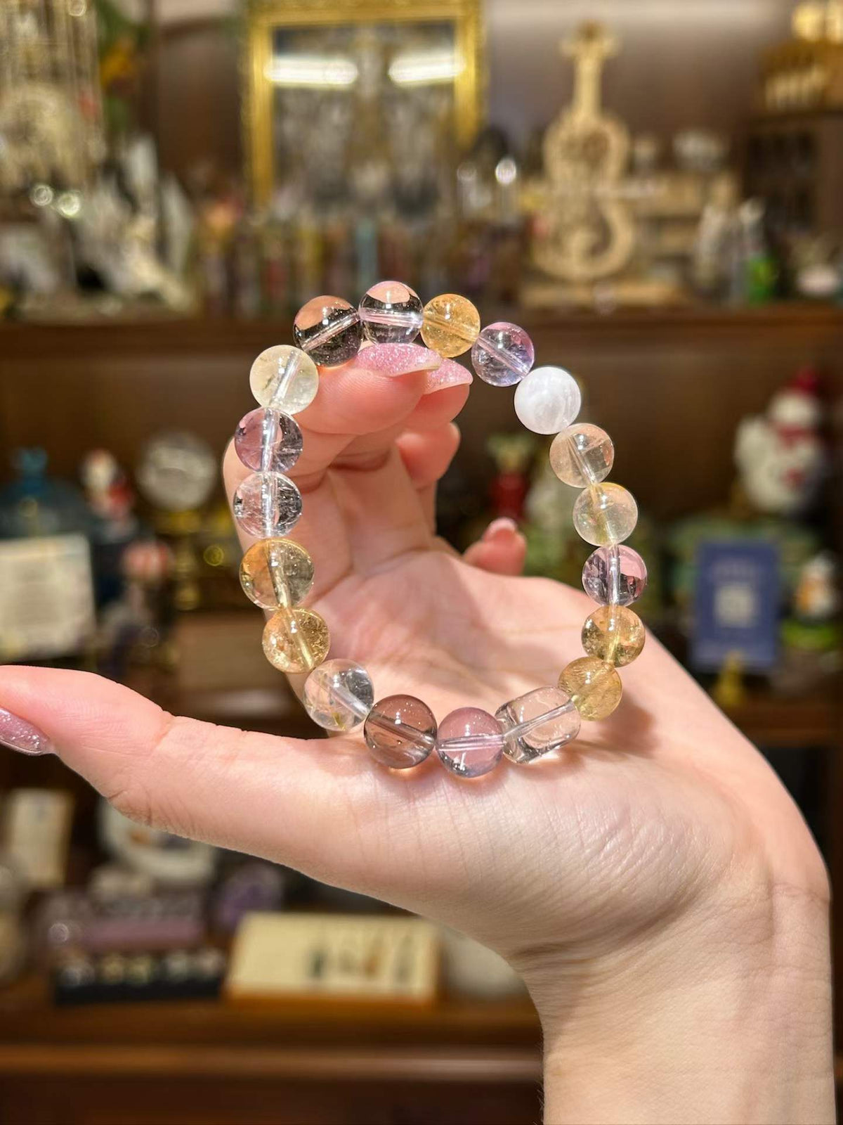 Golden Hour | Citrine, Amethyst, Clear Quartz & Smoky Quartz Bracelet