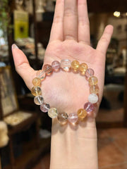 Golden Hour | Citrine, Amethyst, Clear Quartz & Smoky Quartz Bracelet