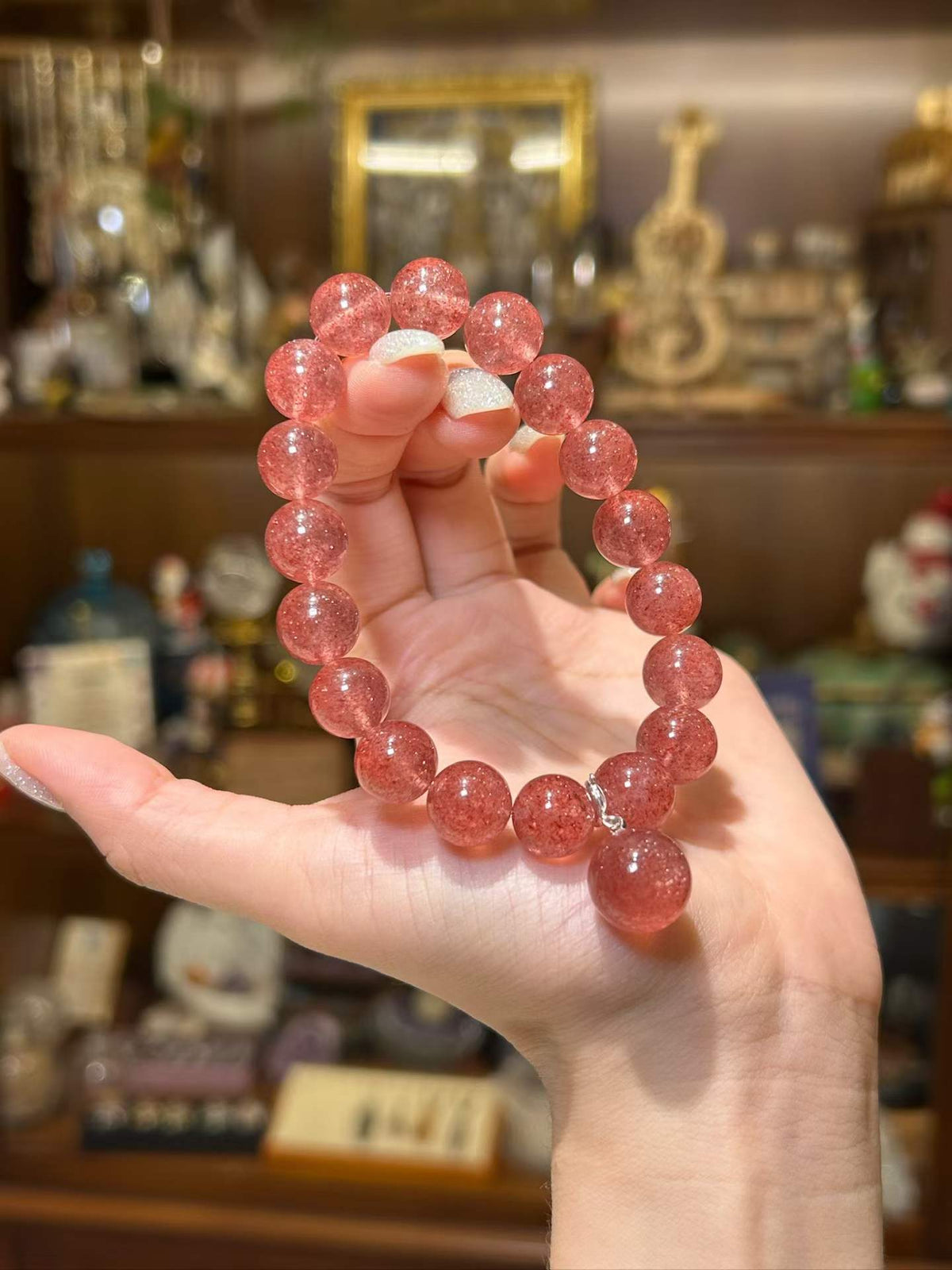 Gentle Heart | Strawberry Quartz Bracelet