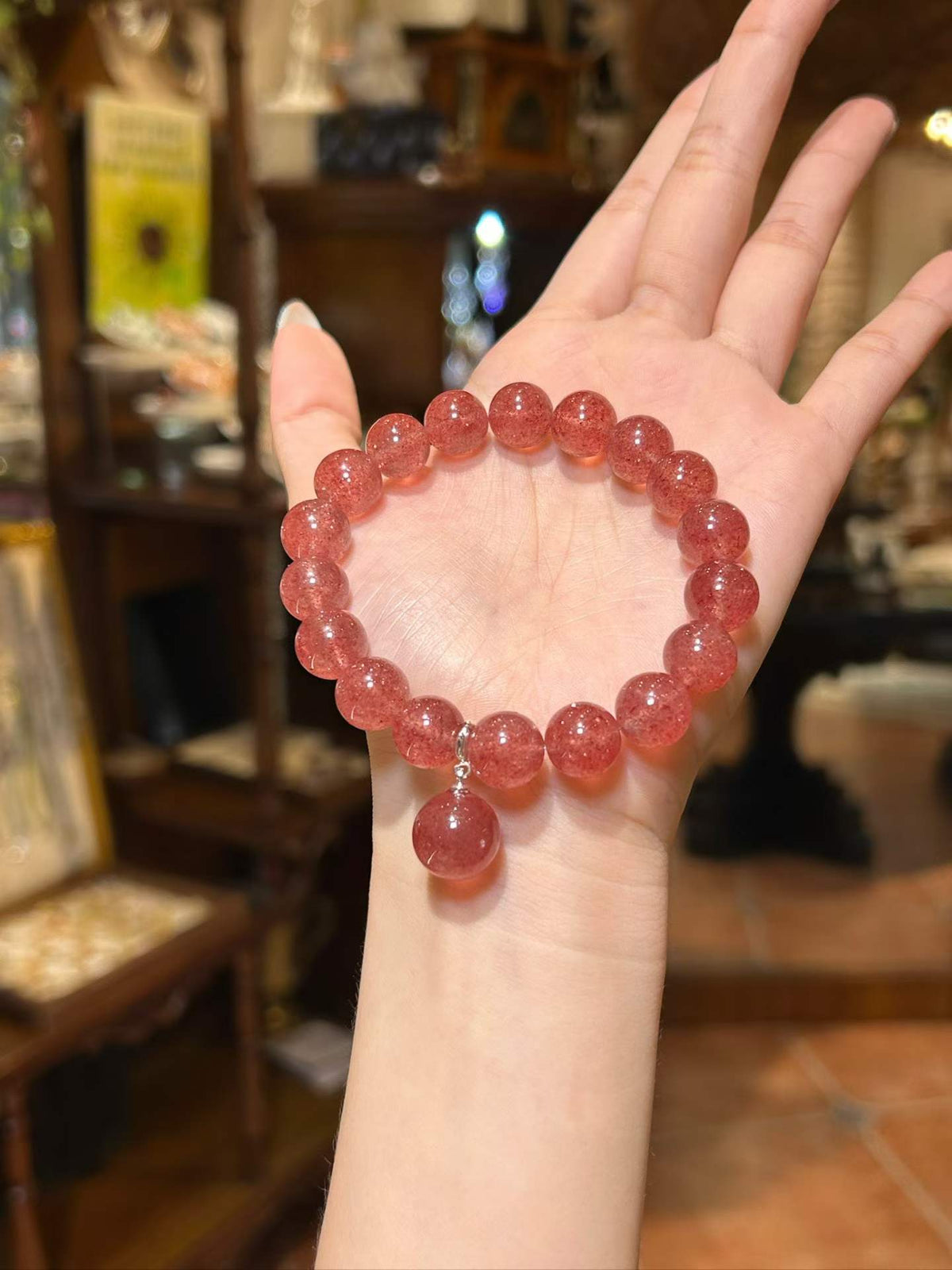 Gentle Heart | Strawberry Quartz Bracelet