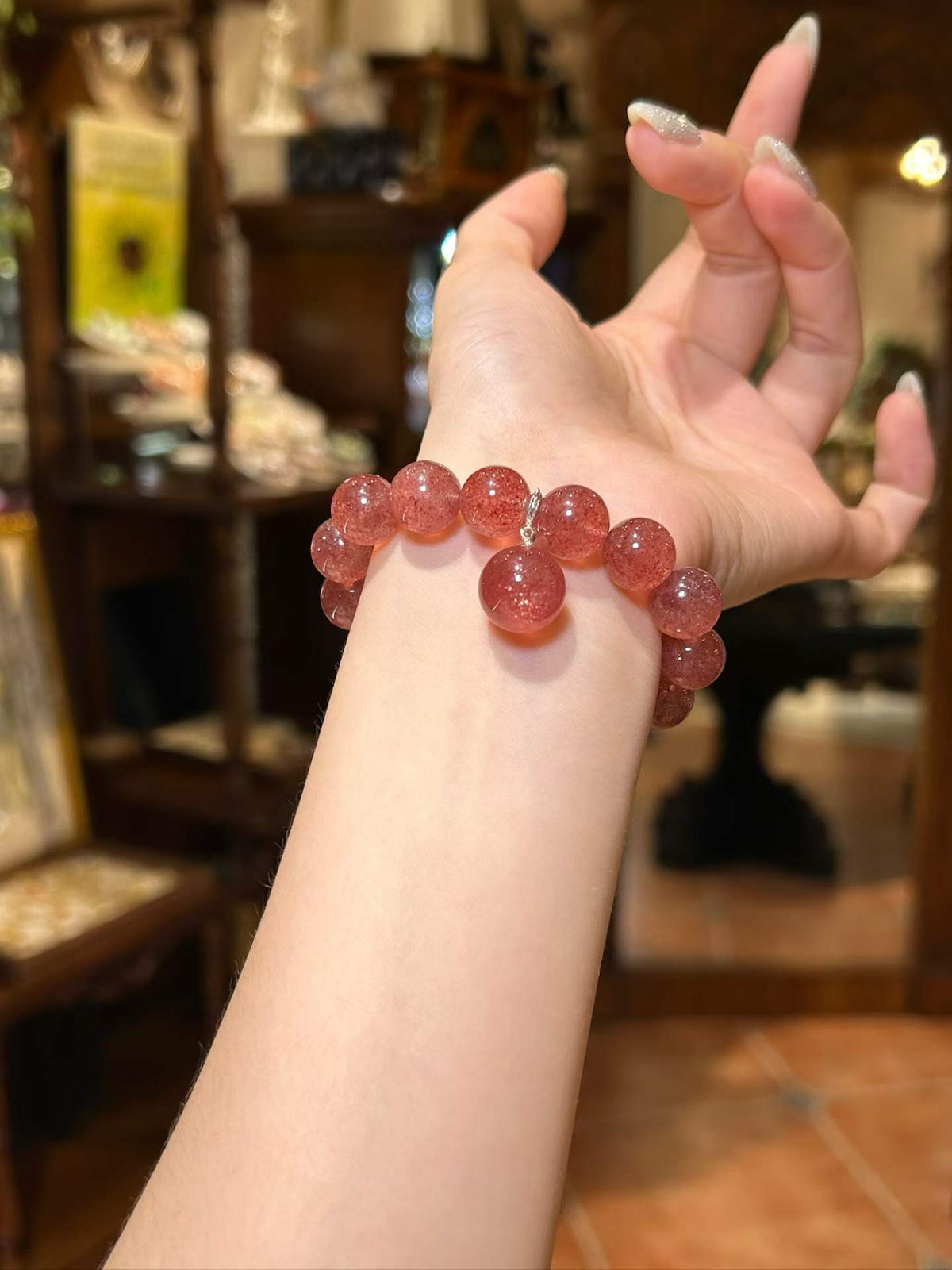 Gentle Heart | Strawberry Quartz Bracelet