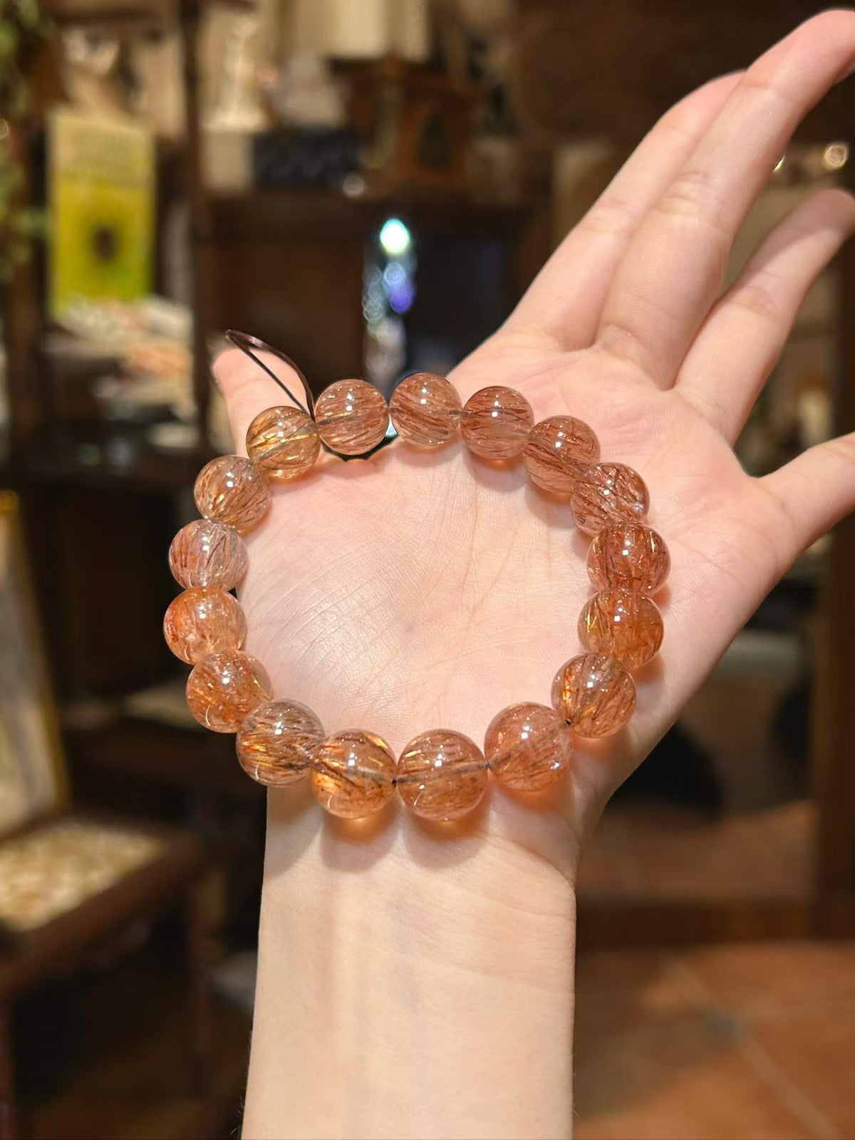 Grounded Force | Black Gold Rutilated Quartz Bracelet