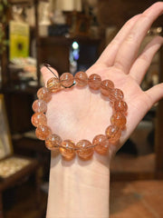 Grounded Force | Black Gold Rutilated Quartz Bracelet