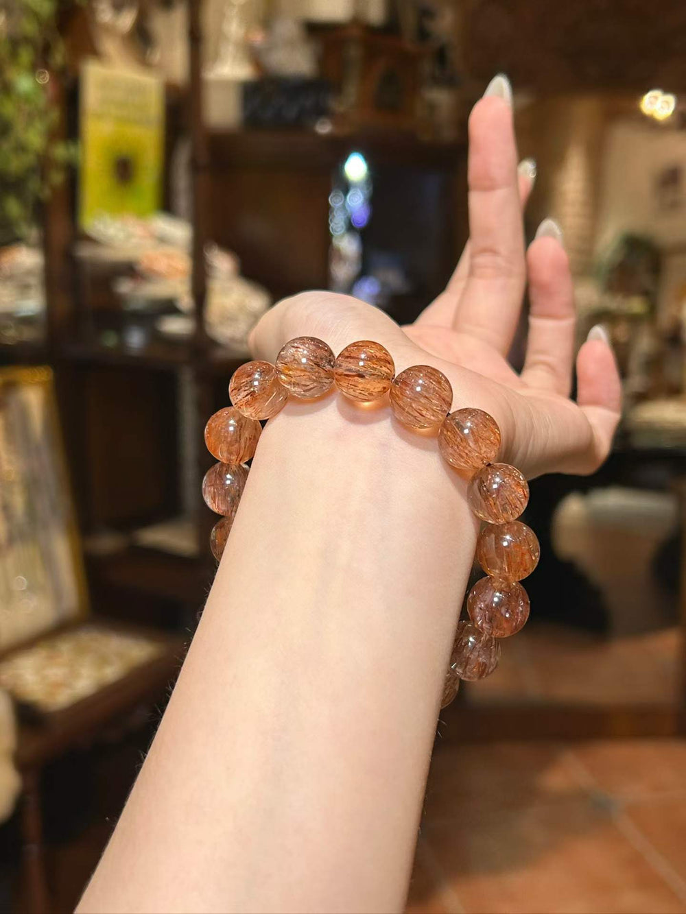 Grounded Force | Black Gold Rutilated Quartz Bracelet