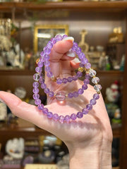 Lavender Glow | Lavender Amethyst & Citrine Bracelet Set
